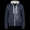 Bluzy & Bluzy Z Kapturem^Scania Damska bluza z kapturem Base, zamek błyskawiczny, kolor granatowy (Navy)