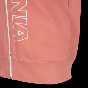 Bluzy & Bluzy Z Kapturem^Scania Damska bluza z kapturem Base, zamek błyskawiczny, kolor różowy (Dusty Pink)
