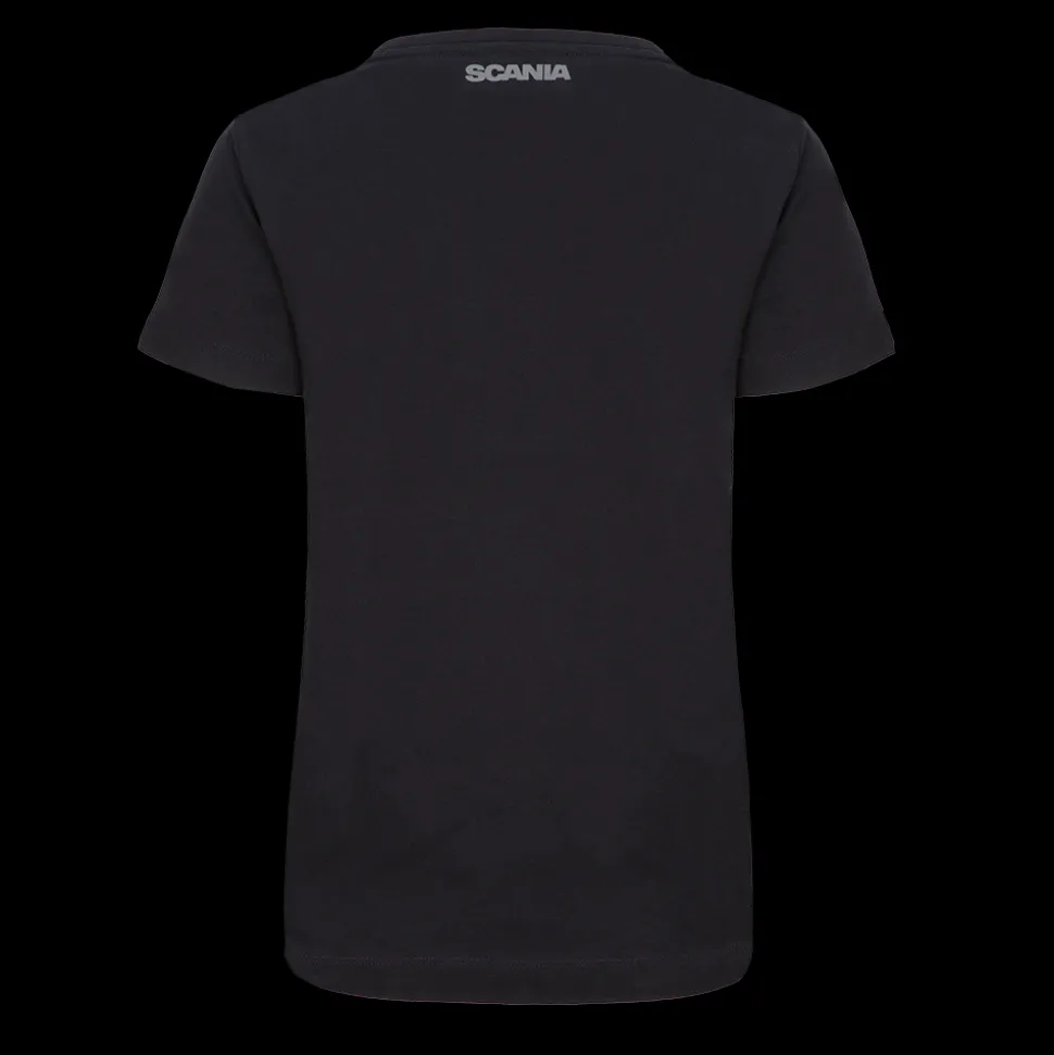 T-shirty^Scania Damski T-shirt Super, kolor czarny lód (Black Ice)