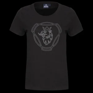 T-shirty^Scania Damski T-shirt z logo Symbol HD, kolor czarny