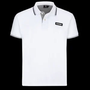 Polo^Scania Men's White Classic Pique