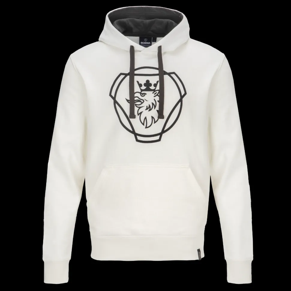 Bluzy & Bluzy Z Kapturem^Scania Męska bluza z kapturem Base, kolor złamana biel (Broken White)
