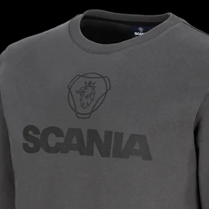 Bluzy & Bluzy Z Kapturem^Scania Męska bluza z okrągłym dekoltem, kolor antracytowy