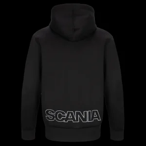 Bluzy & Bluzy Z Kapturem^Scania Męska gruba bluza z kapturem, na zamek, kolor czarny