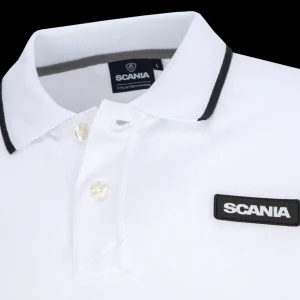 Polo^Scania Męska koszulka polo Base w kolorze optyczna biel (Optical White)