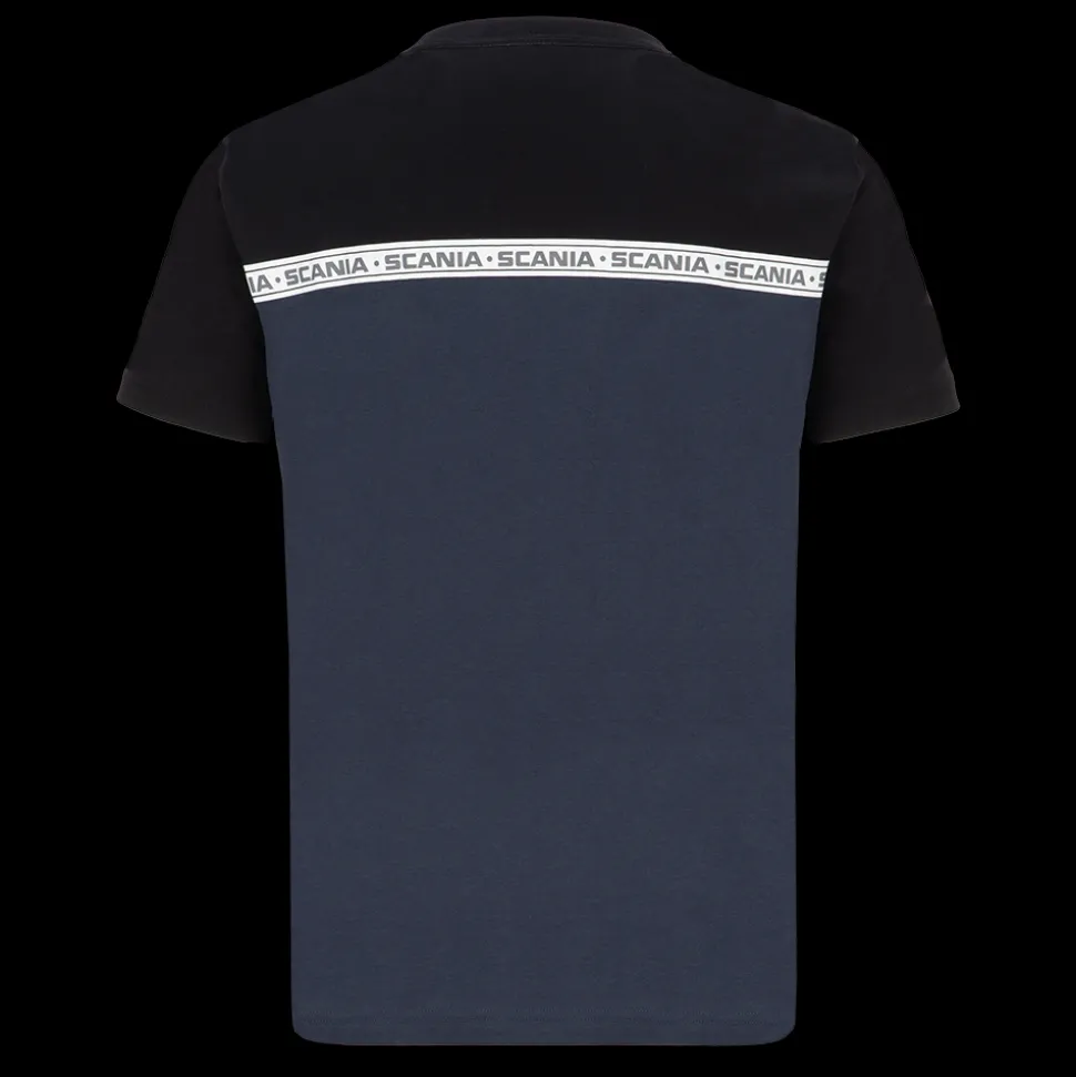 mski_tshirt_duo_retro_kolor_granatowy_3.webp T-shirty^Scania Męski T-shirt Duo retro, kolor granatowy