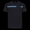 T-shirty^Scania Męski T-shirt Electric z wzorem w paski, kolor czarny lód (Black Ice)