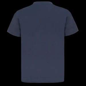 T-shirty^Scania Męski T-shirt w pionowe paski, w kolorze granatowym (Navy)