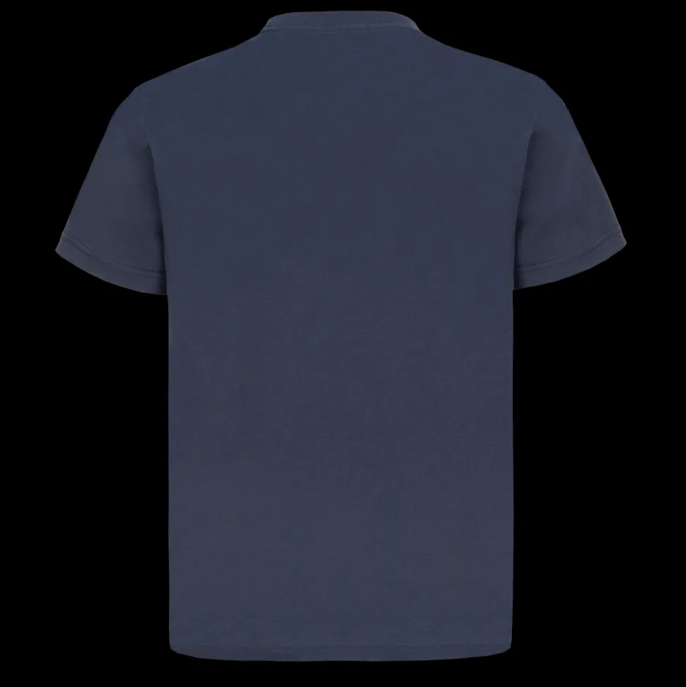 T-shirty^Scania Męski T-shirt w pionowe paski, w kolorze granatowym (Navy)