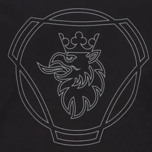 T-shirty^Scania Męski T-shirt z czarnym znakiem Symbol HD