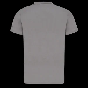 T-shirty^Scania Męski T-shirt z postrzępionym logo V8 w kolorze kamienny szary (Stone Grey)