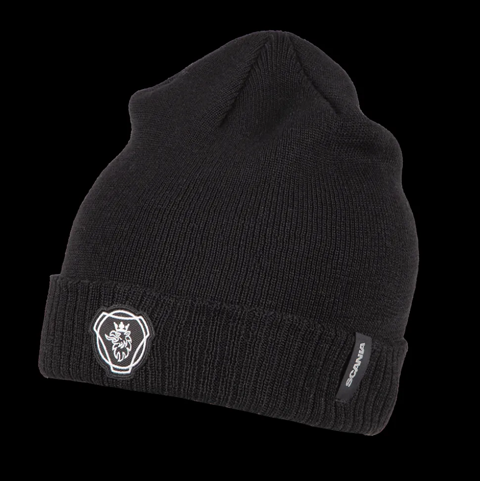 podwijana_czapka_beanie__czarna_0.webp Caps & Beanies | Czapki I Czapki^Scania Podwijana czapka beanie – czarna