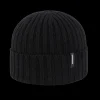 Caps & Beanies | Czapki I Czapki^Scania Prążkowana czarna czapka typu beanie