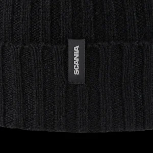 Caps & Beanies | Czapki I Czapki^Scania Prążkowana czarna czapka typu beanie