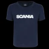 Odzież^Scania T-shirt dziecięcy z napisem w kolorze granatowy