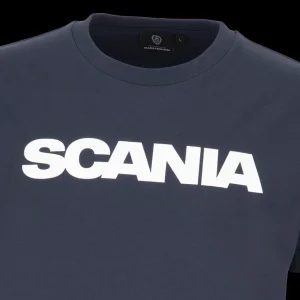 T-shirty^Scania T-shirt męski basic, granatowy, z napisem