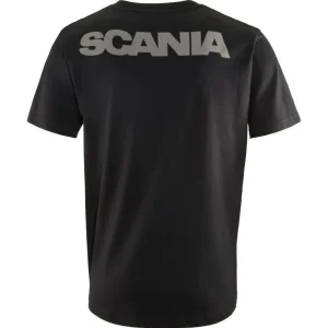 T-shirty^Scania T-shirt męski czarny basic V8